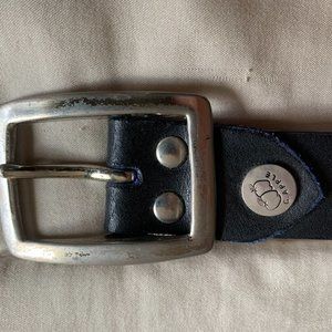 Leather Belt, Golden Apple brand Equestrian, Navy, Horse Back Riding